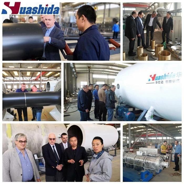 Huashida Production Line of Polyethylene Jacket Pipe for PU Pre-Insulated Pipe of Distric Heating