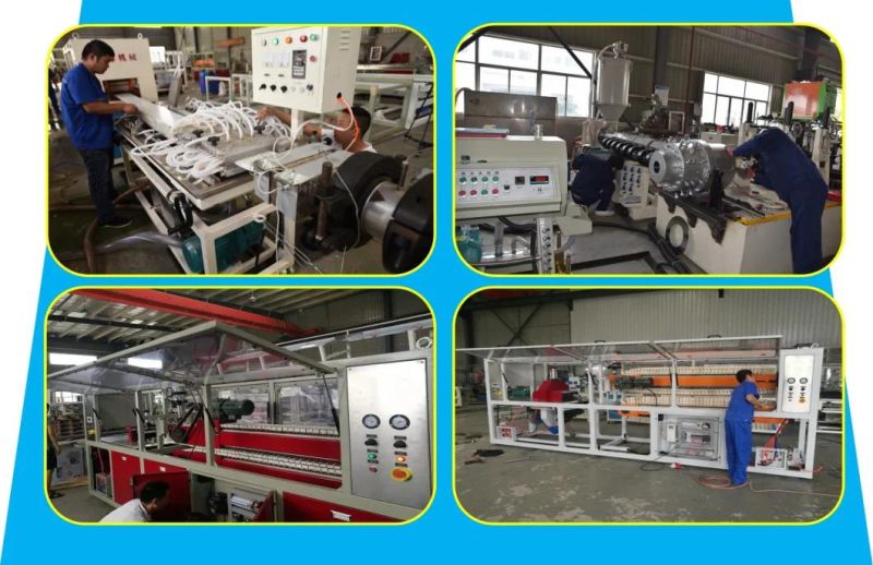 New Tech HDPE PE Po PPR LDPE PP Gas Water Pipe Supply Drainage Electric Conduit Hose Tube Production Single Wall Corrugated Pipe Extrusion Line