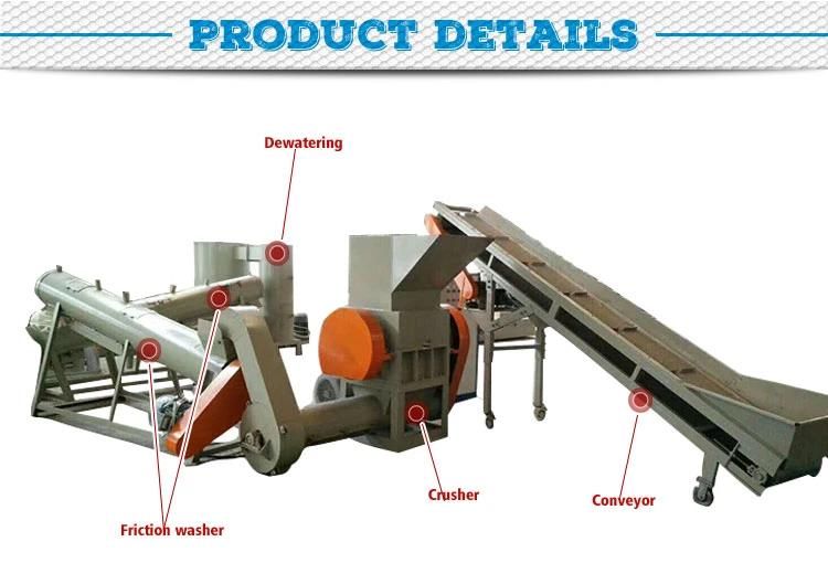 Pet Recycling Making Line / Crushing Washing Line /Flakes Recycling Machine