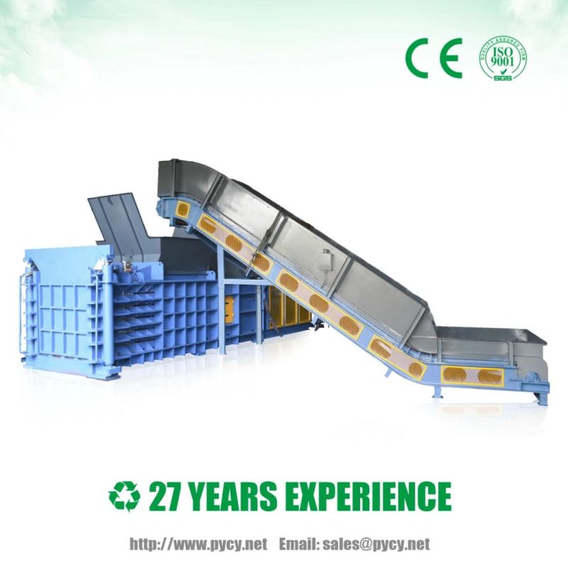 Byb-150t Horizontal Hydraulic Plastic film Baling Machine Baler