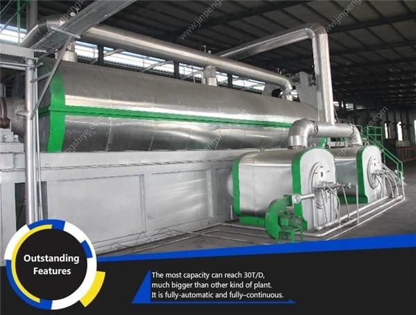 Continuous Waste Tire Recycling Pyrolysis Plant