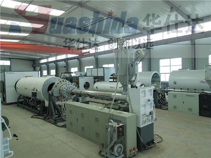 HDPE 110-600mm Plastic Jacket Shell Casing Pipe Extrusion Machinery for Supplying Hot Water/Oil Pipeline