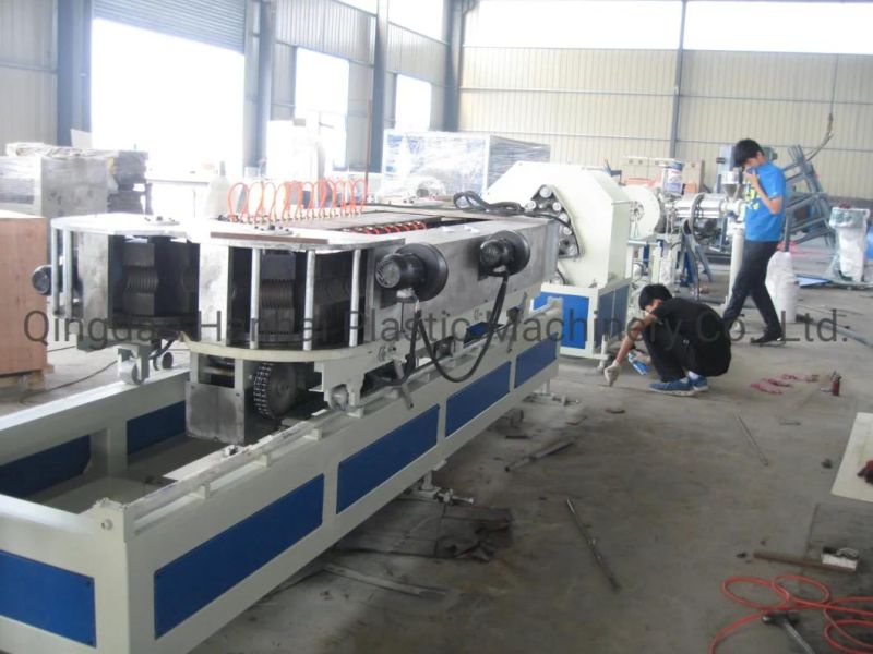 Plastic PVC/PP/PE Single Wall Corrugated Pipe Manufacture Machinery