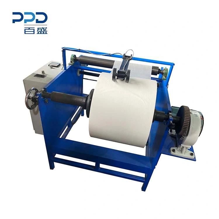 High Performance Manual Cooking Foil Bakery Paper Rewinder