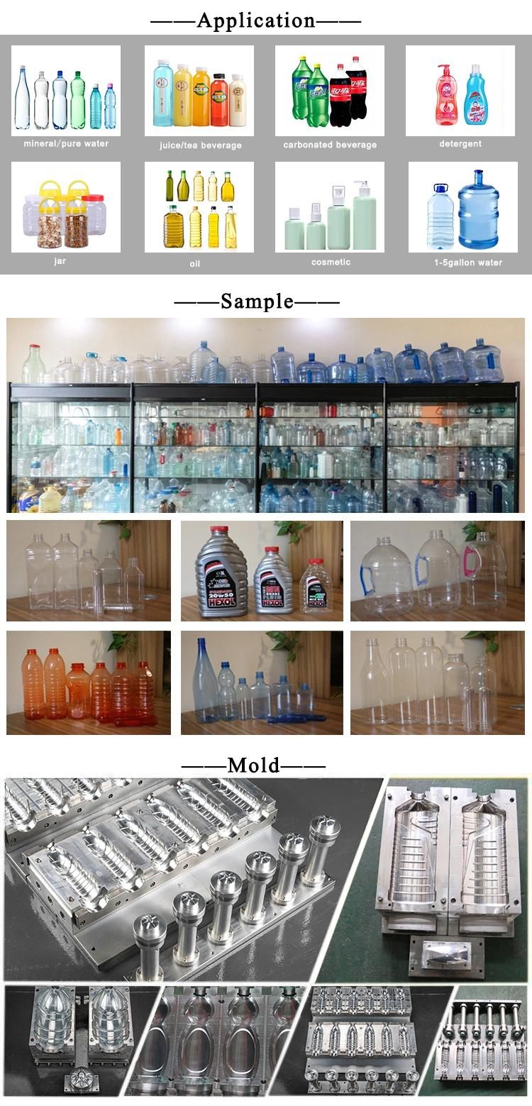 Automatic Plastic Pet Bottle Blowing Machine Price for 200ml-2L Bottle