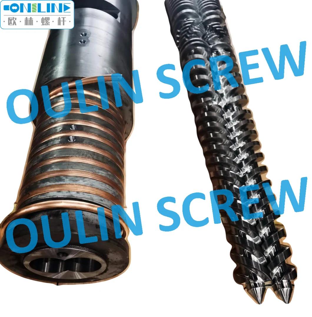 Gpm Plas 65/132 Twin Conical Screw Barrel for UPVC Profile, Window Profile Frames