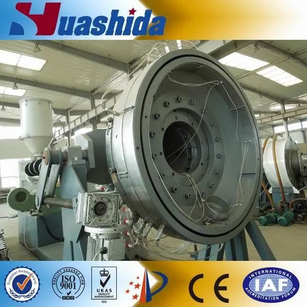 PE Plastic Jacket Pipe Pre-Insulated Pipe Casing Extrusion Line