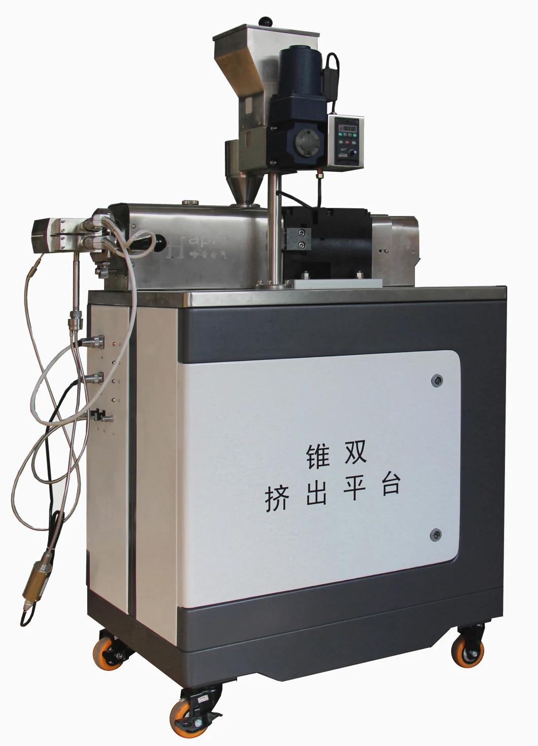 Laboratory Tapered Twin-Screw Extruder for Rubber and Plastic Sheet and Sheet Materials