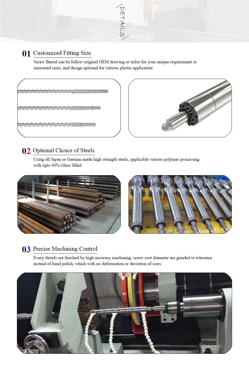 SKD61 Fully Hardened Screw Barrel