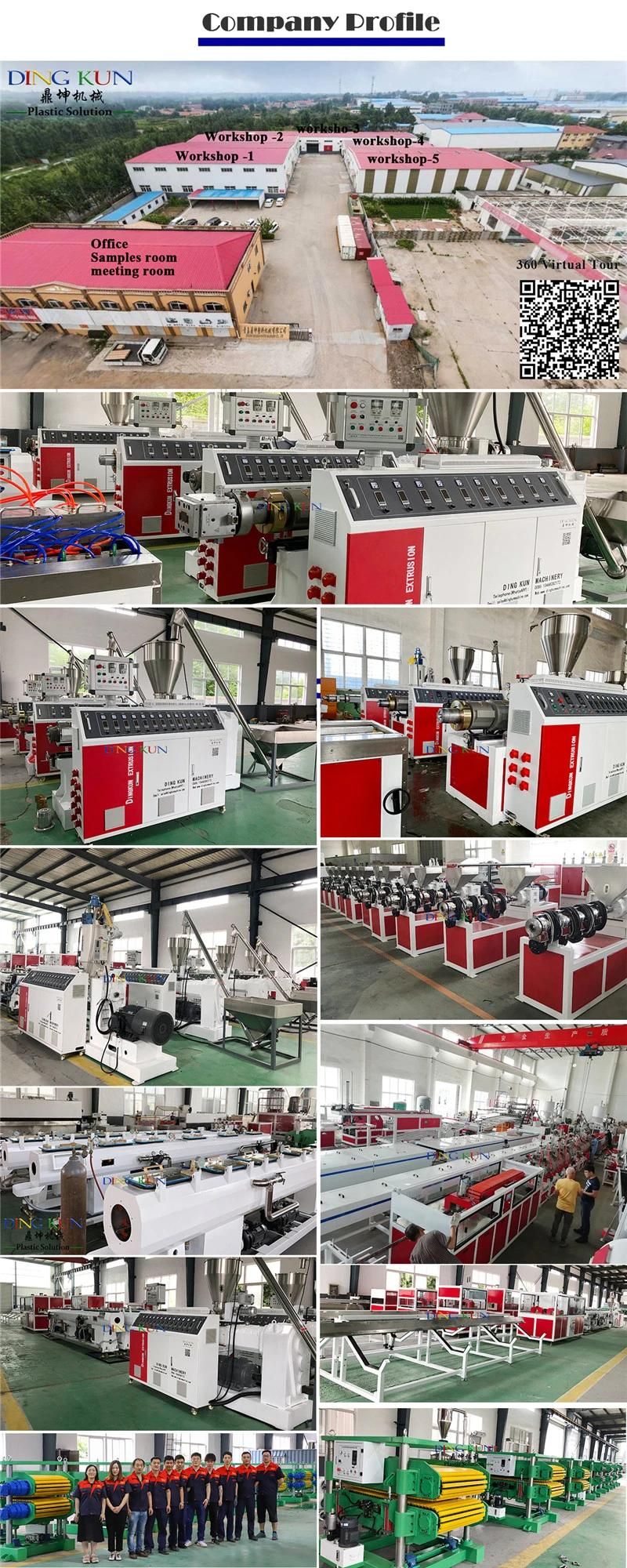 PE Single Wall Corrugated Pipe Production Line