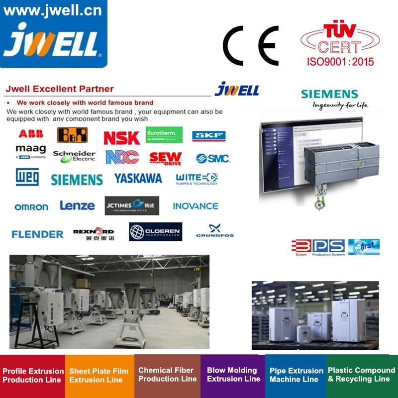 Jwell-PVC Plastic Corrugated Board and Step-Roofing Tile Recycling Making Extrusion Machine