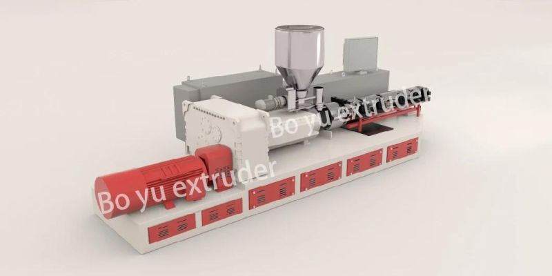 Plastic Spc/PVC/WPC Floor Conical Twin Screw Extruder Production Line