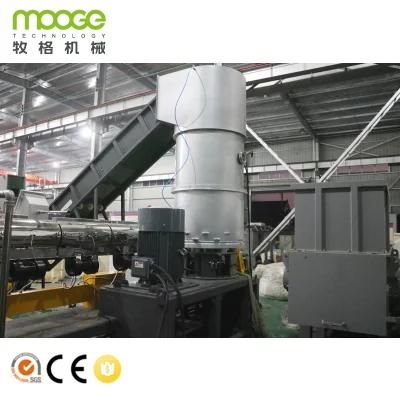 PE PP plastic bag double stage recycle pelletizing line