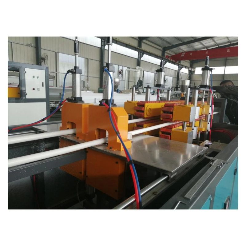 High Effective Conical Double Screw PVC Pipe Extruder Plastic Pipe Machine