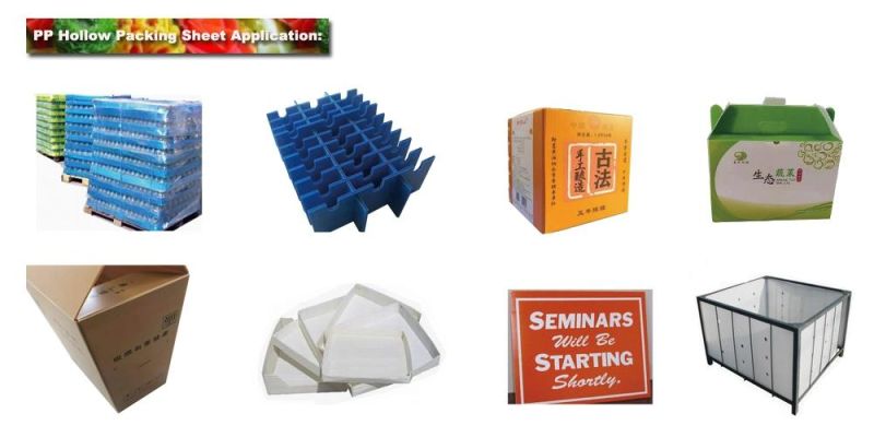 PP PE Hollow Sheet PP Polypropylene Twin Wall Packing Board Making Machine