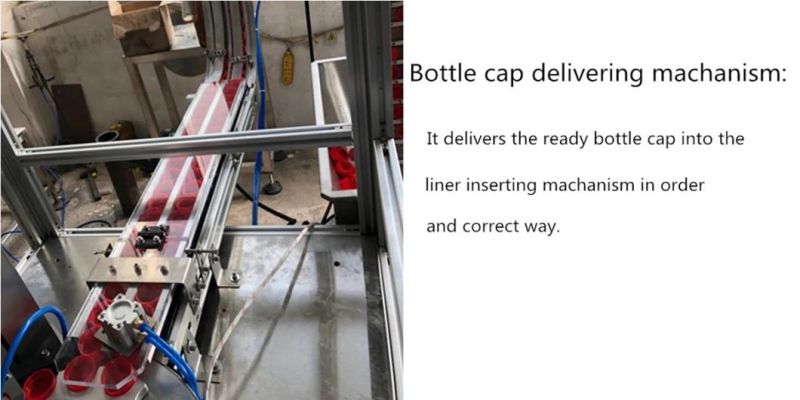 Automatic Plastic Bottle Cap Wadding Machine