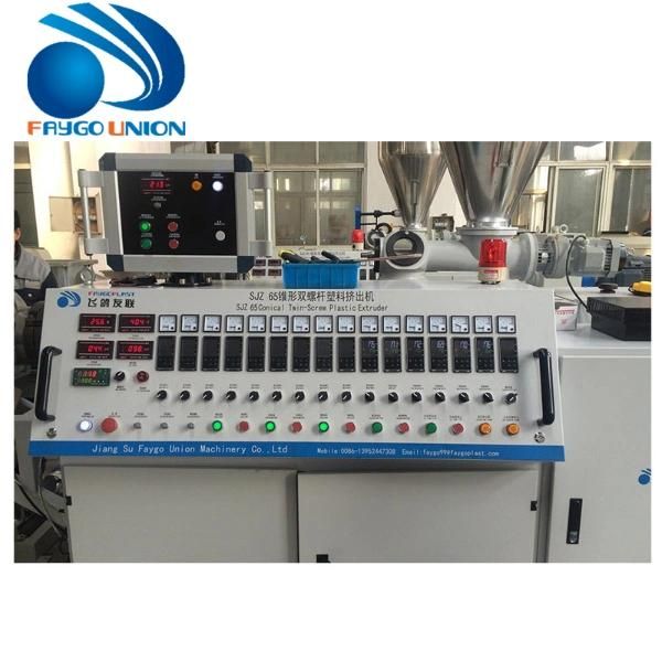 PVC Plastic Compounding Pellets Twin Screw Extruder Machine