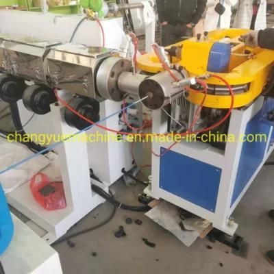 PP PE PA PVC Single Wall Corrugated Pipe Production Line / SWC Pipe Making Machine