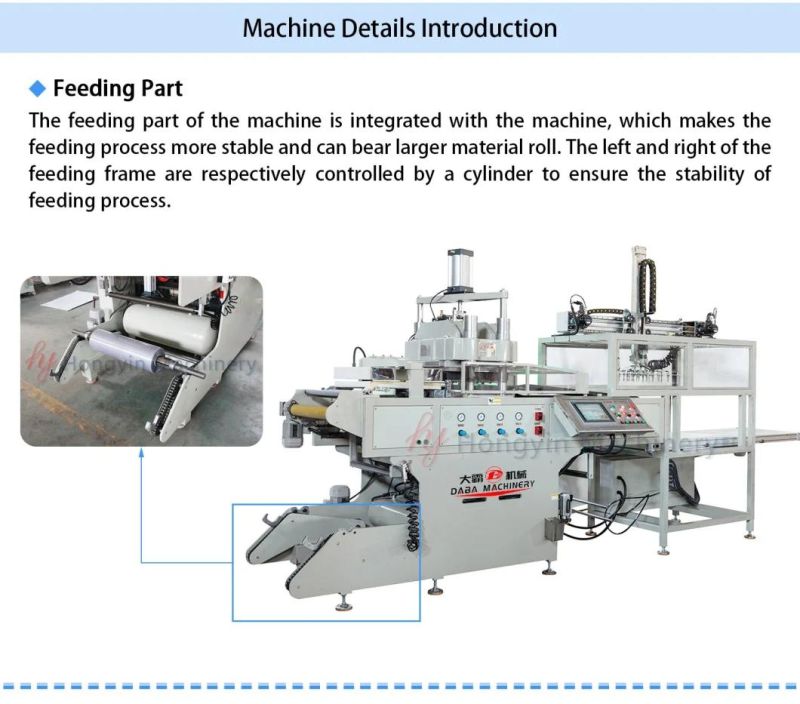 Automatic Positive Air Pressure Plastic Thermoforming Machine