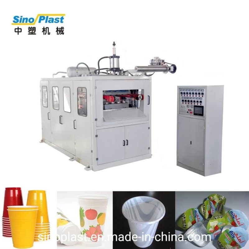 Automatic Plastic Tea Cup Thermoforming Machine