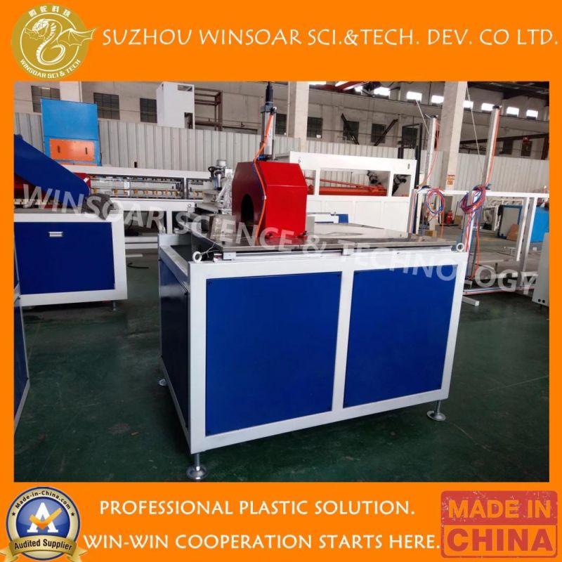 Plastic PVC/PVC WPC/PE/PE WPC Conical Two Screw Extruder with Imported Rkc Temperature Meter Profile/Pipe Plastic Machinery/Extruder Machine