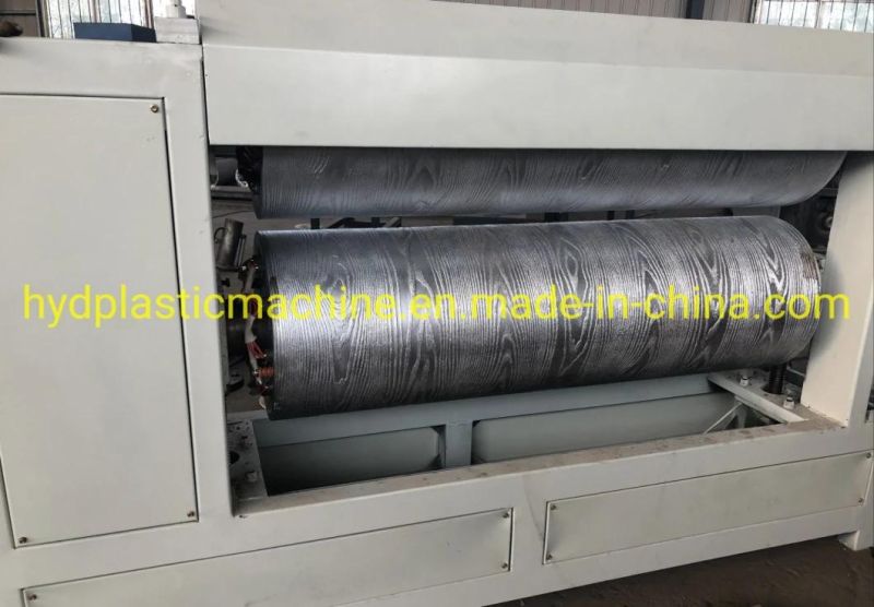 High Speed Embossing Machine for WPC Decking / WPC Foam Board / PVC Foam Board / WPC Door