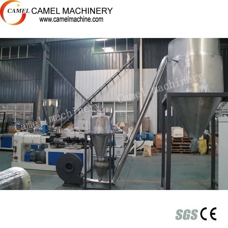 Waste PVC Material Recycling Conical Twin-Screw Pelletizing Machine Line