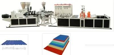 PVC Wave Tile Extrusion Production Line, Thickness0.8-3mm