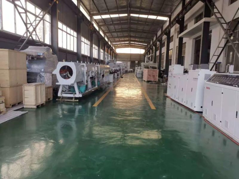 600mm Sjsz-80/156 Conical Twin Screw PVC Wall Panel PVC Profile Extrusion Line Production Line for Sale