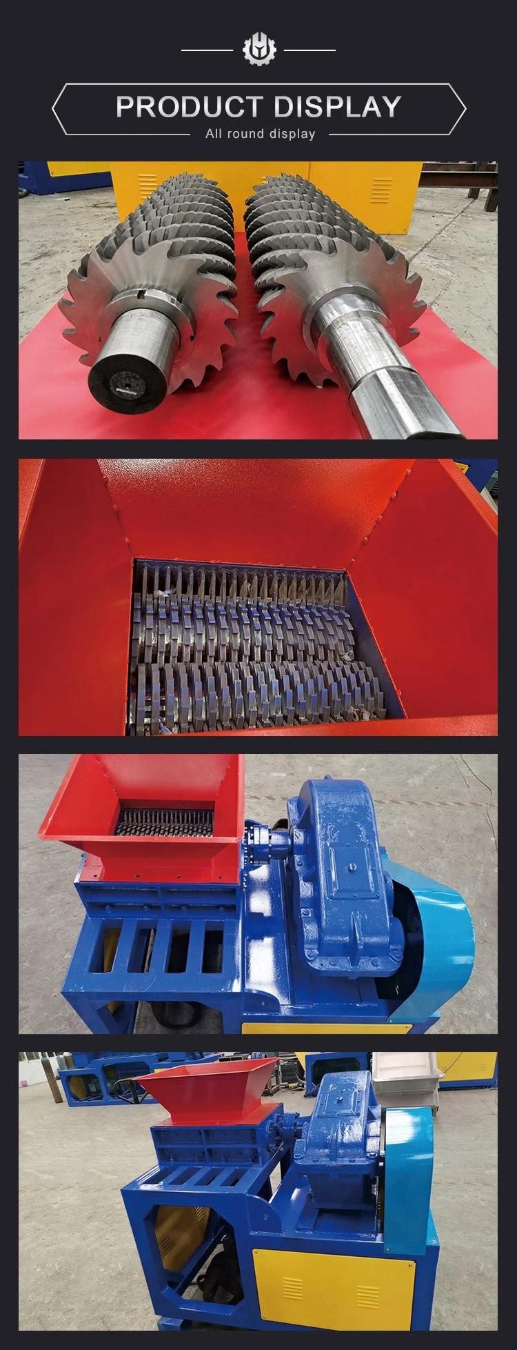 Twin Shaft Shredder Machine for Hard Plastic and Plastic Frame Recycling