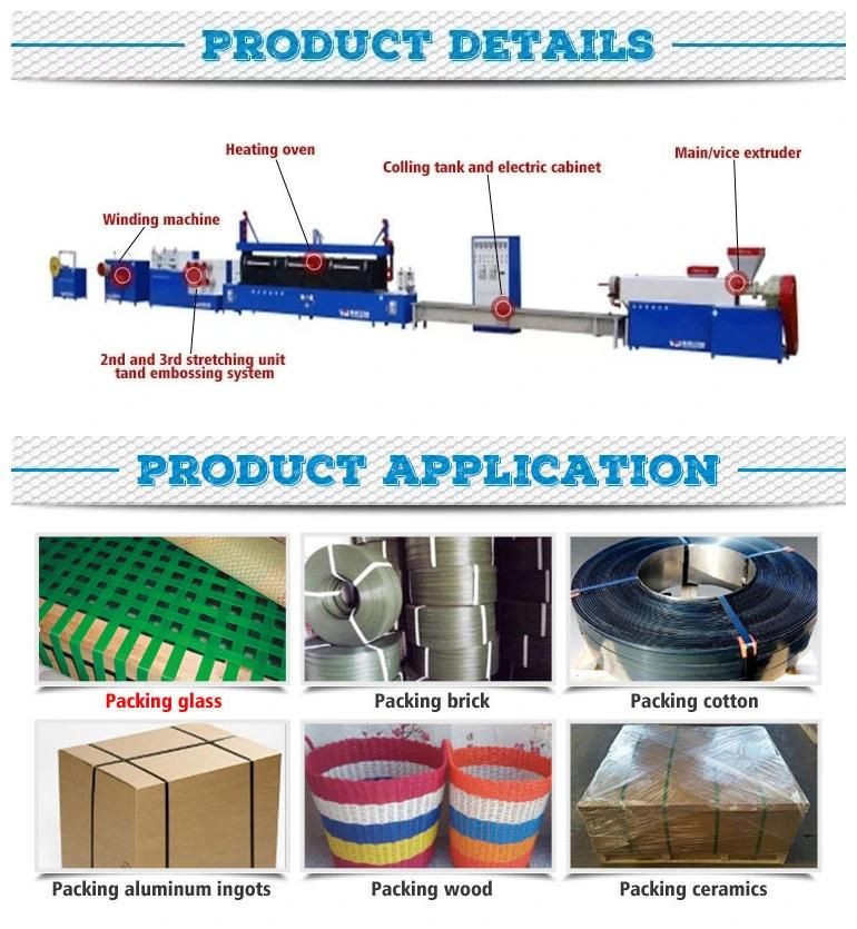 2 Layers PP Strap Band Extrusion Machine