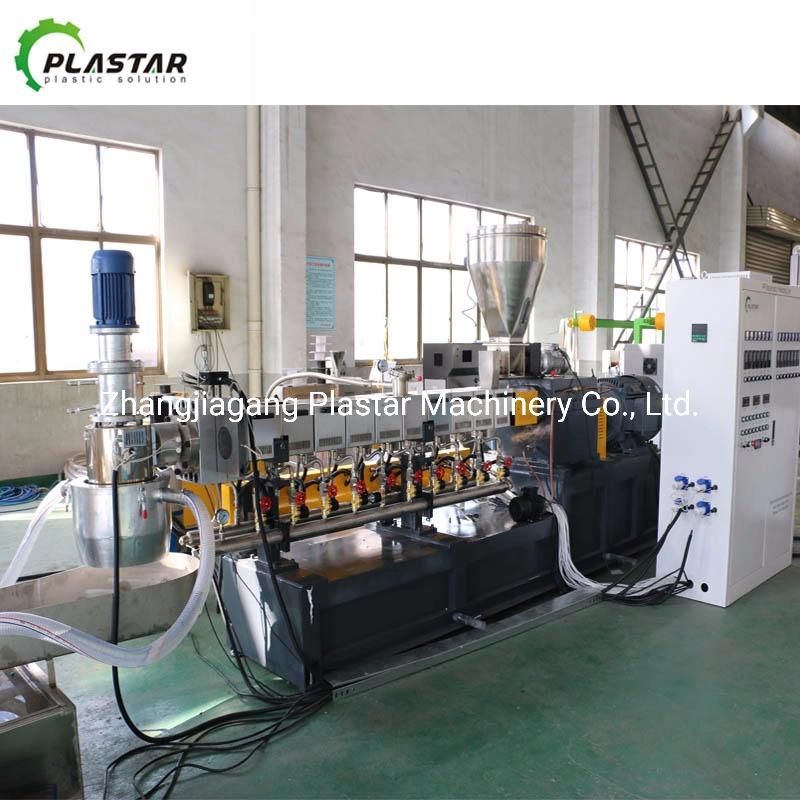 Parallel Twin Screw PP PE Pet ABS Color Masterbatch Pelletizing Line