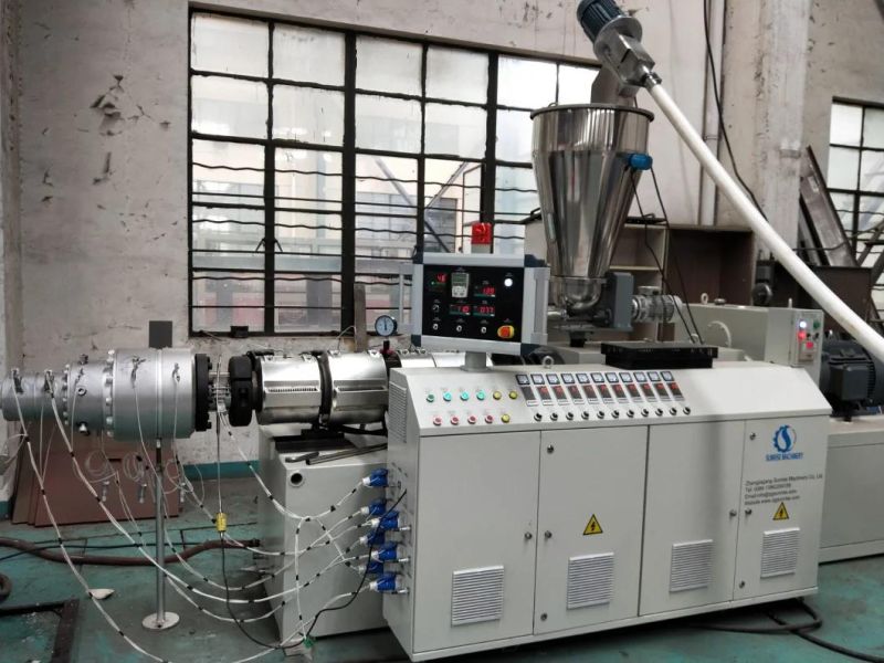 Sjz65 Sjz80 UPVC Pipe Extruder Double Screw Single Screw