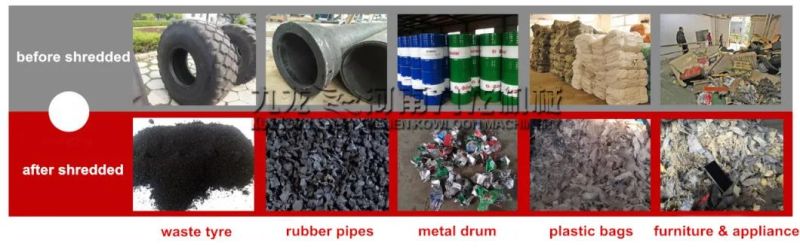 Rubber/Metal/Paper/Plastic/Biomass Recycling Machine