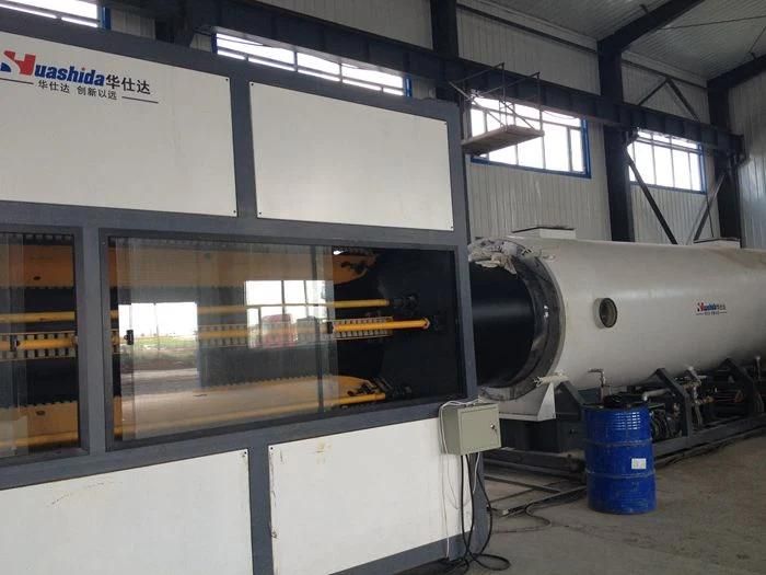 Vacuum Sizing HDPE plastic Pipe/PE Casing/PE Jacket Pipe Extrusion Production Line