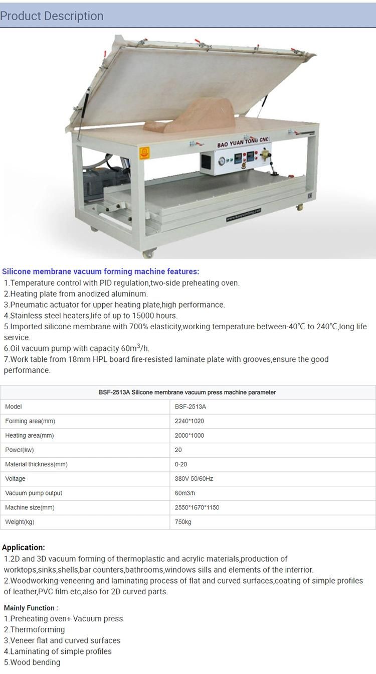 Corian Vacuum Membrane Pressing Machine