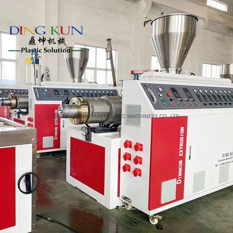 Making WPC Door Frame Wood Plastic Composite Profile Extrusion Machine