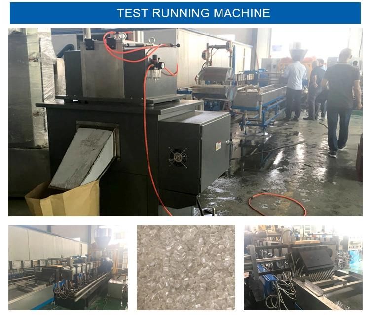 Nanjing Twin Screw Extruder Machine Plastic Waste Granule Making Machine