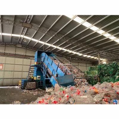 Fully Horizontal Two RAM Baler for Waste Plastic