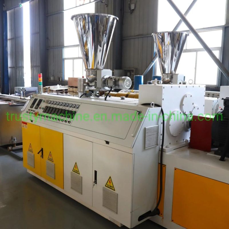 Qingdao Trusty Plastic Machinery Plastic Production Line Extruder PE/PP/HDPE Pipe Extrusion Line