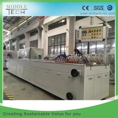 Plastic WPC (PE/PP) Wood Solid Bullnose Board Profile Extrusion Production Line