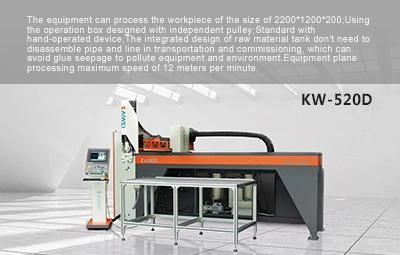 KW-520C High quality hot sale feeding device Auto parts foam sealing machine / robot machine