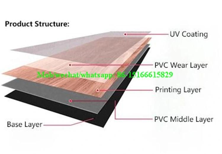 PVC Spc Stone Wood Grain Floor Tile Sheet Making Machine