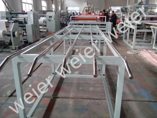 PVC Pet PC Wave Plate Corrugated Roof Plastic Extruder Production Line