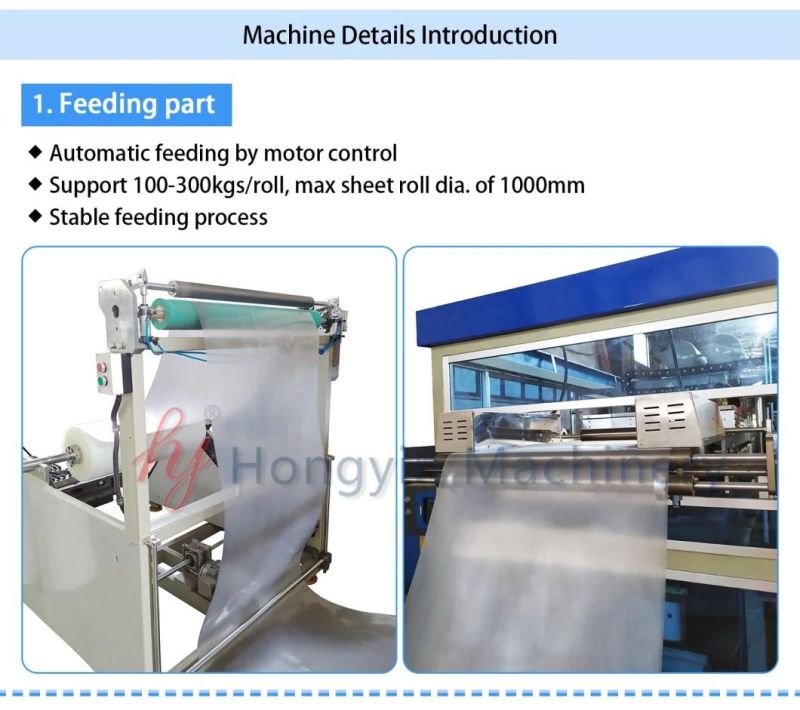 Automatically Forming Cutting and Stacking Plastic Sheet PVC Thermoforming Machine