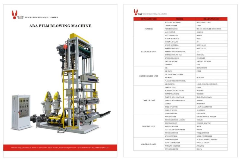 Mini film Blwoing Machine Screw 55