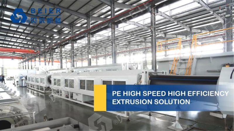 High Speed Plastic Pipe Double-Strand Extrusion Line