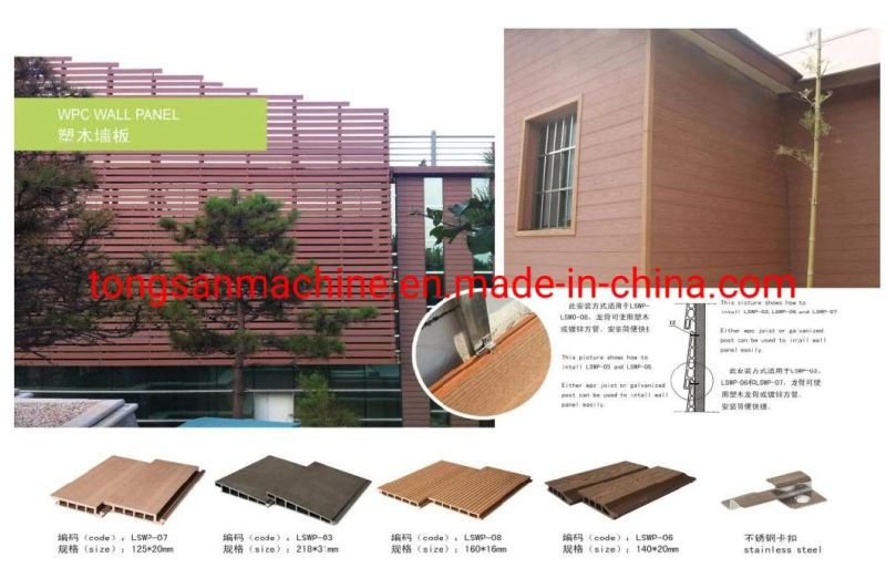 Plastic Wood Machine Plastic Wood Making Machine WPC Profile Making Machine