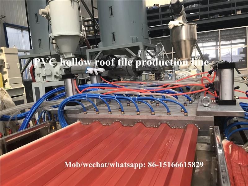 PVC Hollow Roof Tile Extrusion Line/Production Line/Making Machine