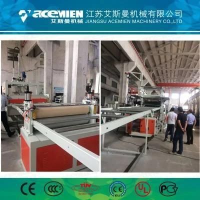 WPC Spc Floor Tile Board and Profile Making Machine Extrusion Production Line Acemien